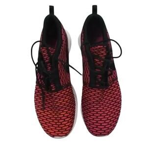Nike Roshe NM Flyknit Fireberry Sneakers Size 9.5